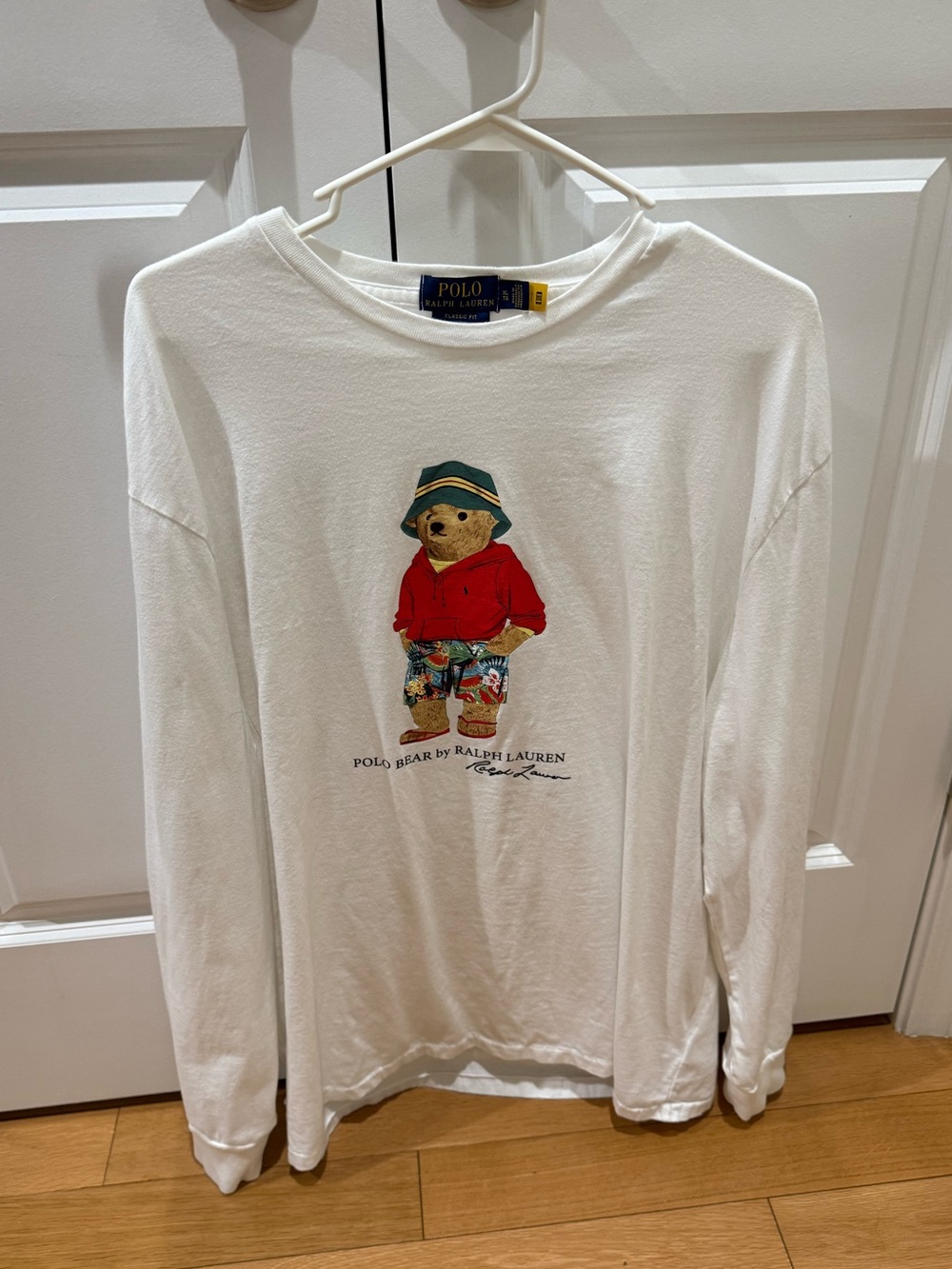 Classic Fit Polo Bear by Ralph Lauren Graphic Long-Sleeve Tee